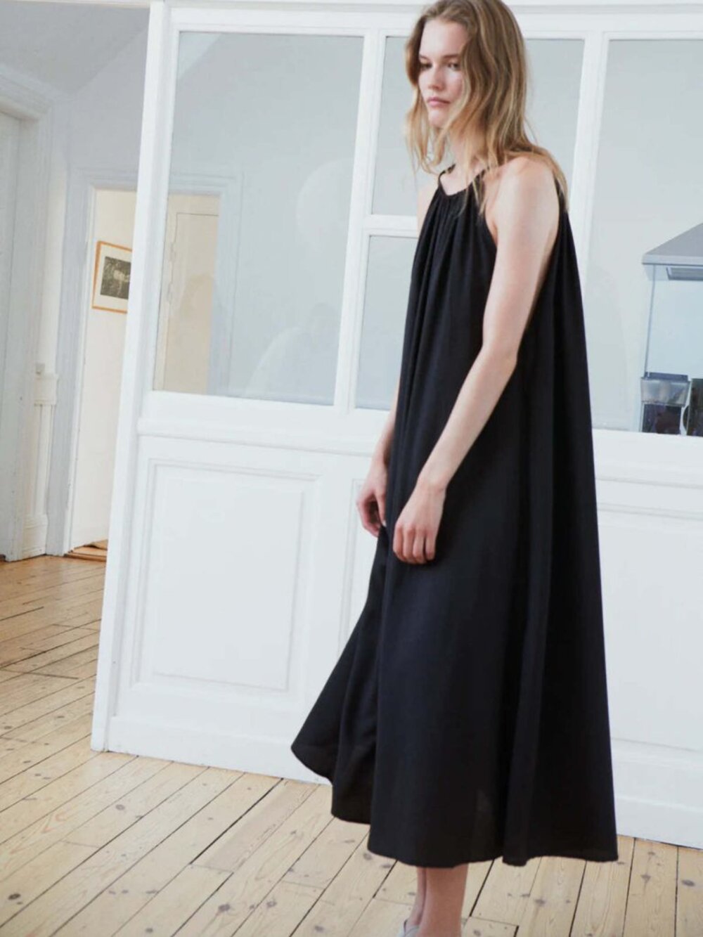 Deiji Studios Form Black Dress